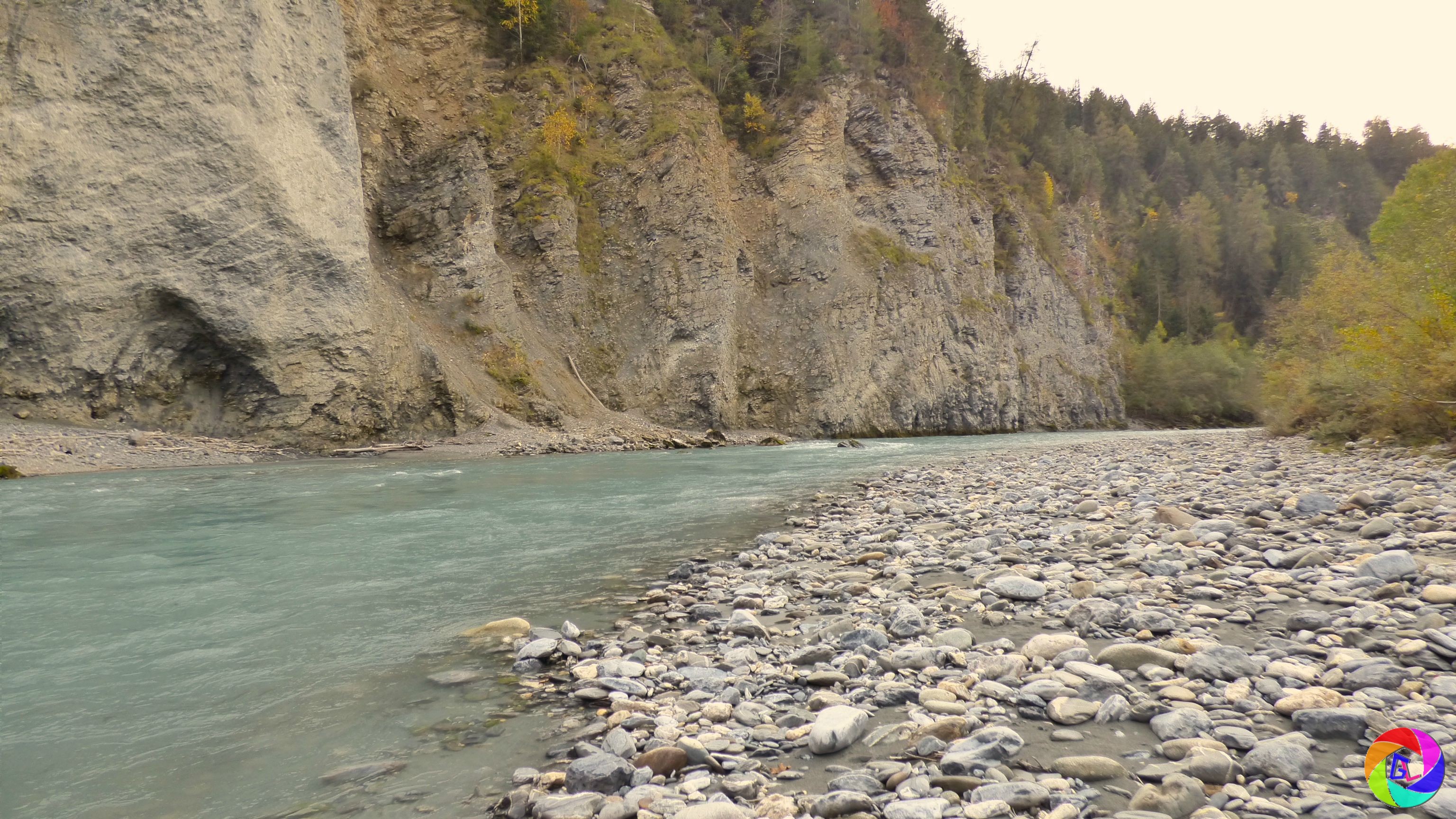 Rhine Gorge in Switzerland